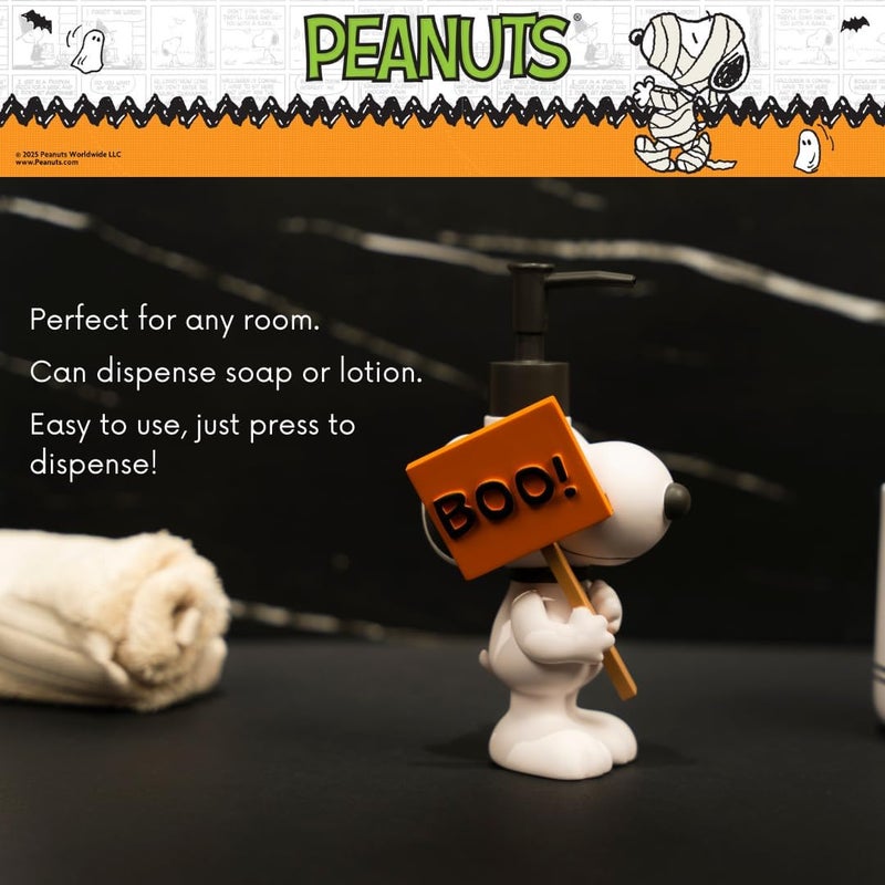 Franco Peanuts Snoopy Soap/Lotion/Hand Sanitizer Resin Pump Dispenser, 10.23 Ounces, (Officially Licensed Product) by Collectibles - Image 2